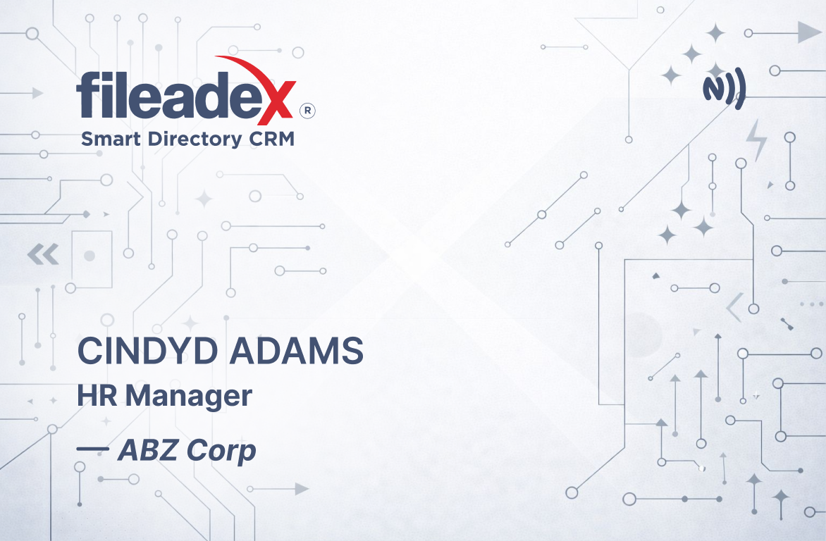 Optic white fileadeX smart card